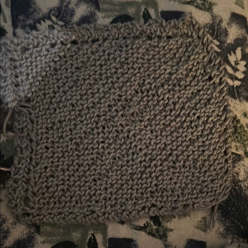 Textured Gray Bath Wash Cloth